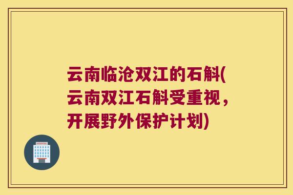 云南临沧双江的石斛(云南双江石斛受重视，开展野外保护计划)