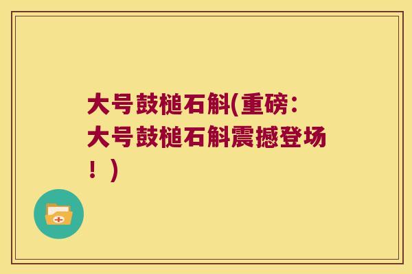 大号鼓槌石斛(重磅：大号鼓槌石斛震撼登场！)