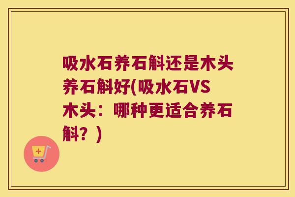 吸水石养石斛还是木头养石斛好(吸水石VS木头：哪种更适合养石斛？)