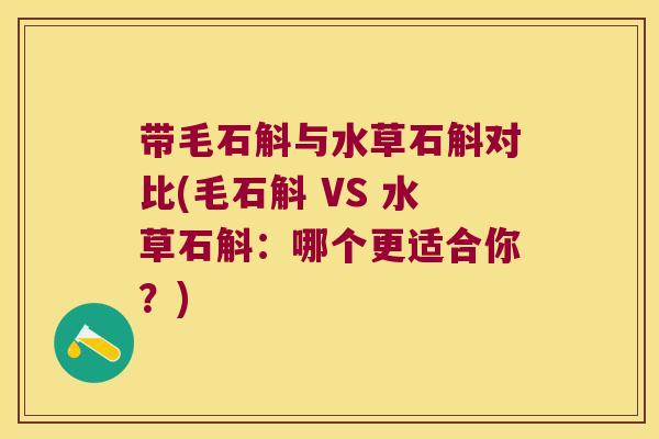 带毛石斛与水草石斛对比(毛石斛 VS 水草石斛：哪个更适合你？)
