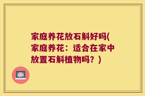 家庭养花放石斛好吗(家庭养花:适合在家中放置石斛植物吗?) 家庭养花放石斛好吗(家庭养花:适合在家中放置石斛植物吗?)