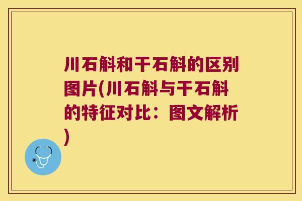 川石斛和干石斛的区别图片(川石斛与干石斛的特征对比：图文解析)