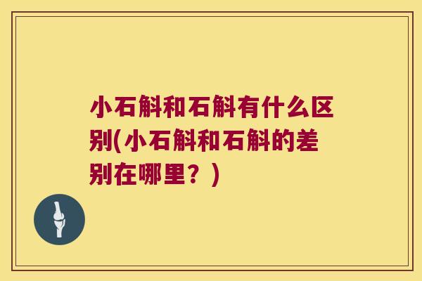 小石斛和石斛有什么区别(小石斛和石斛的差别在哪里？)