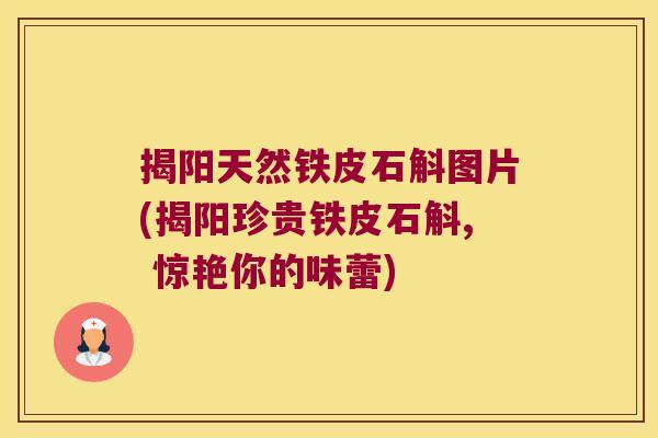 揭阳天然铁皮石斛图片(揭阳珍贵铁皮石斛, 惊艳你的味蕾)