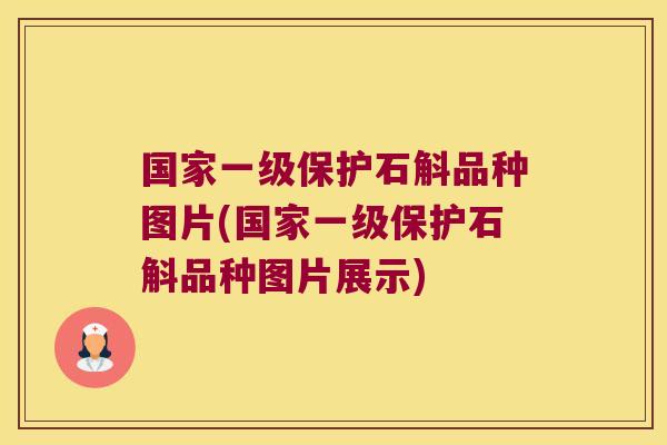 国家一级保护石斛品种图片(国家一级保护石斛品种图片展示) 国家一级保护石斛品种图片(国家一级保护石斛品种图片展示)