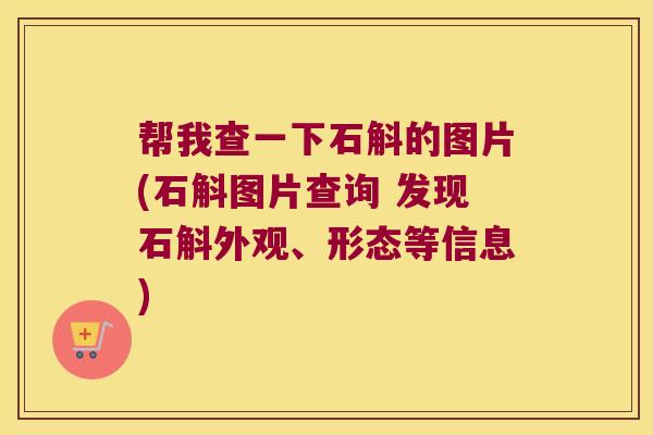帮我查一下石斛的图片(石斛图片查询 发现石斛外观、形态等信息)