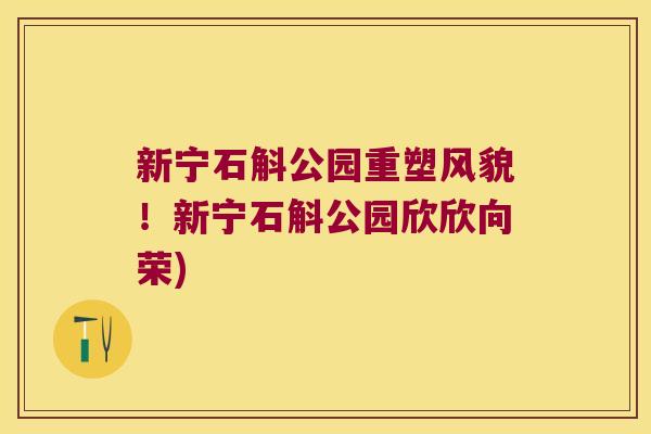 新宁石斛公园重塑风貌！新宁石斛公园欣欣向荣)
