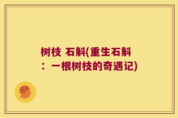 树枝 石斛(重生石斛：一根树枝的奇遇记)