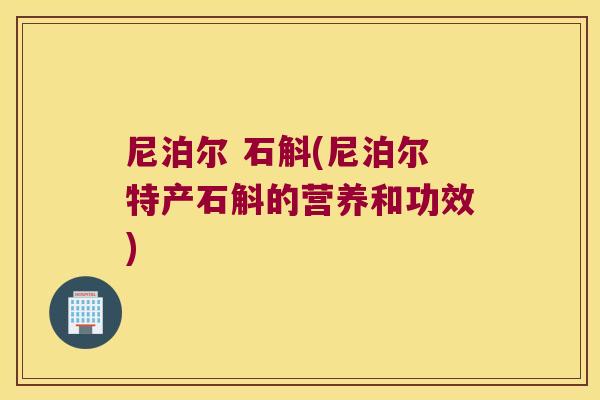 尼泊尔 石斛(尼泊尔特产石斛的营养和功效)