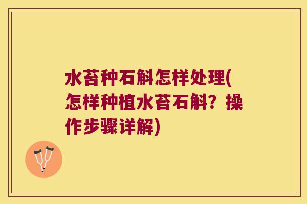 水苔种石斛怎样处理(怎样种植水苔石斛?操作步骤详解) 水苔种石斛怎样处理(怎样种植水苔石斛?操作步骤详解)