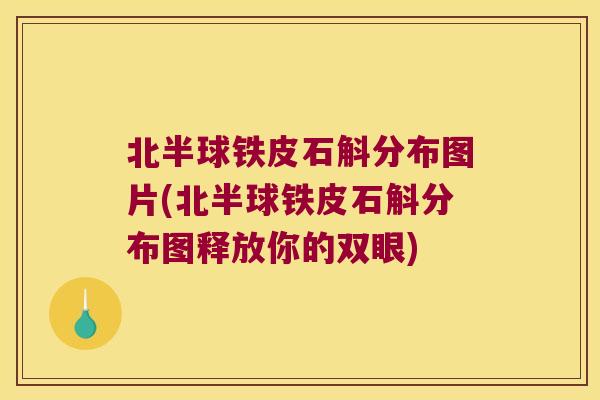北半球铁皮石斛分布图片(北半球铁皮石斛分布图释放你的双眼) 北半球铁皮石斛分布图片(北半球铁皮石斛分布图释放你的双眼)