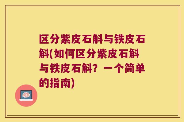 区分紫皮石斛与铁皮石斛(如何区分紫皮石斛与铁皮石斛？一个简单的指南)