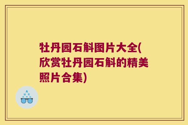 牡丹园石斛图片大全(欣赏牡丹园石斛的精美照片合集)