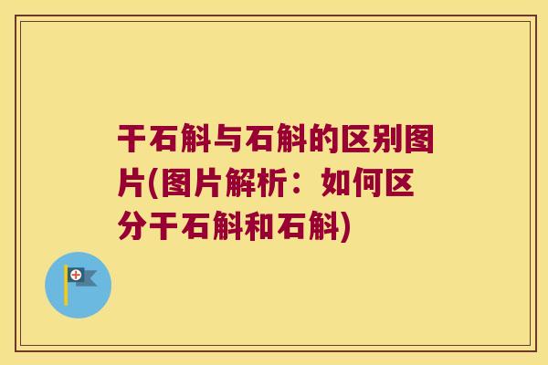 干石斛与石斛的区别图片(图片解析：如何区分干石斛和石斛)