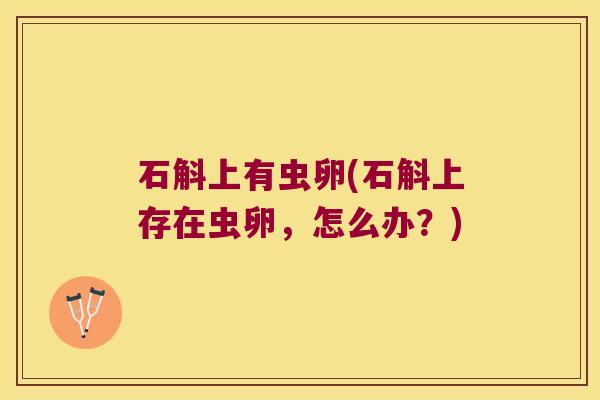 石斛上有虫卵(石斛上存在虫卵,怎么办?) 石斛上有虫卵(石斛上存在虫卵,怎么办?)