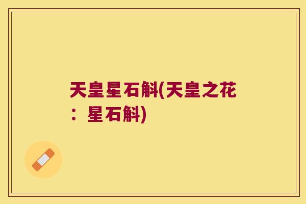 天皇星石斛(天皇之花:星石斛) 天皇星石斛(天皇之花:星石斛)