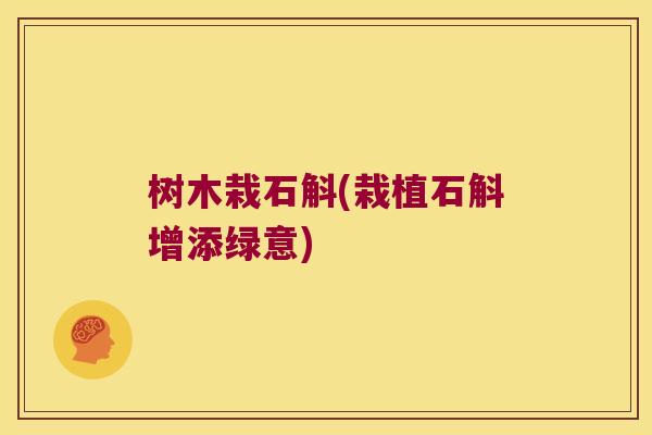 树木栽石斛(栽植石斛增添绿意)