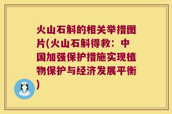 火山石斛的相关举措图片(火山石斛得救：中国加强保护措施实现植物保护与经济发展平衡)