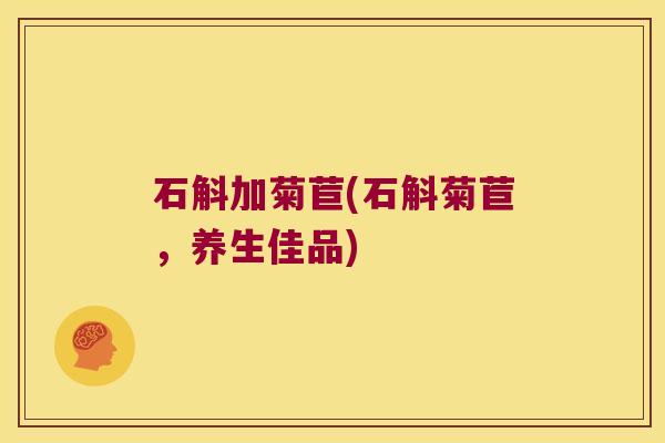 石斛加菊苣(石斛菊苣，养生佳品)