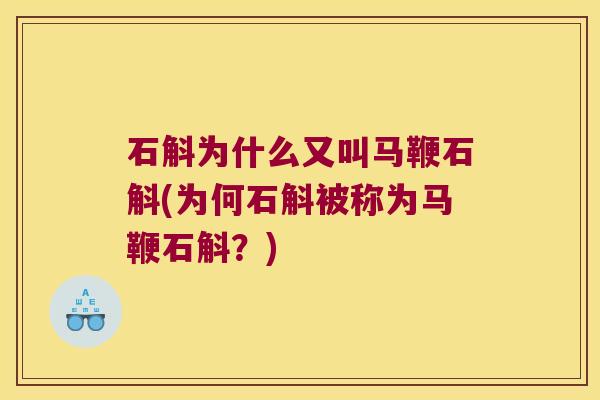 石斛为什么又叫马鞭石斛(为何石斛被称为马鞭石斛？)