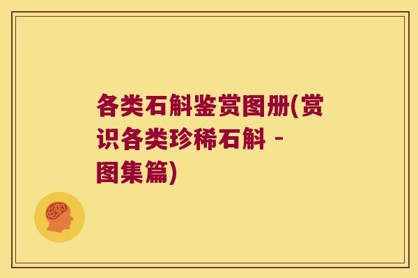 各类石斛鉴赏图册(赏识各类珍稀石斛 - 图集篇)