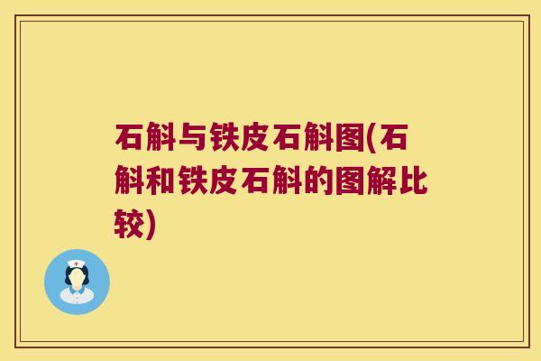 石斛与铁皮石斛图(石斛和铁皮石斛的图解比较)